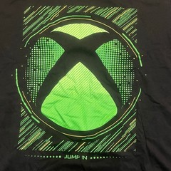 Xbox Black Graphic Tee Size L Gamer Logo Jump In Retro Gaming Style Y2K