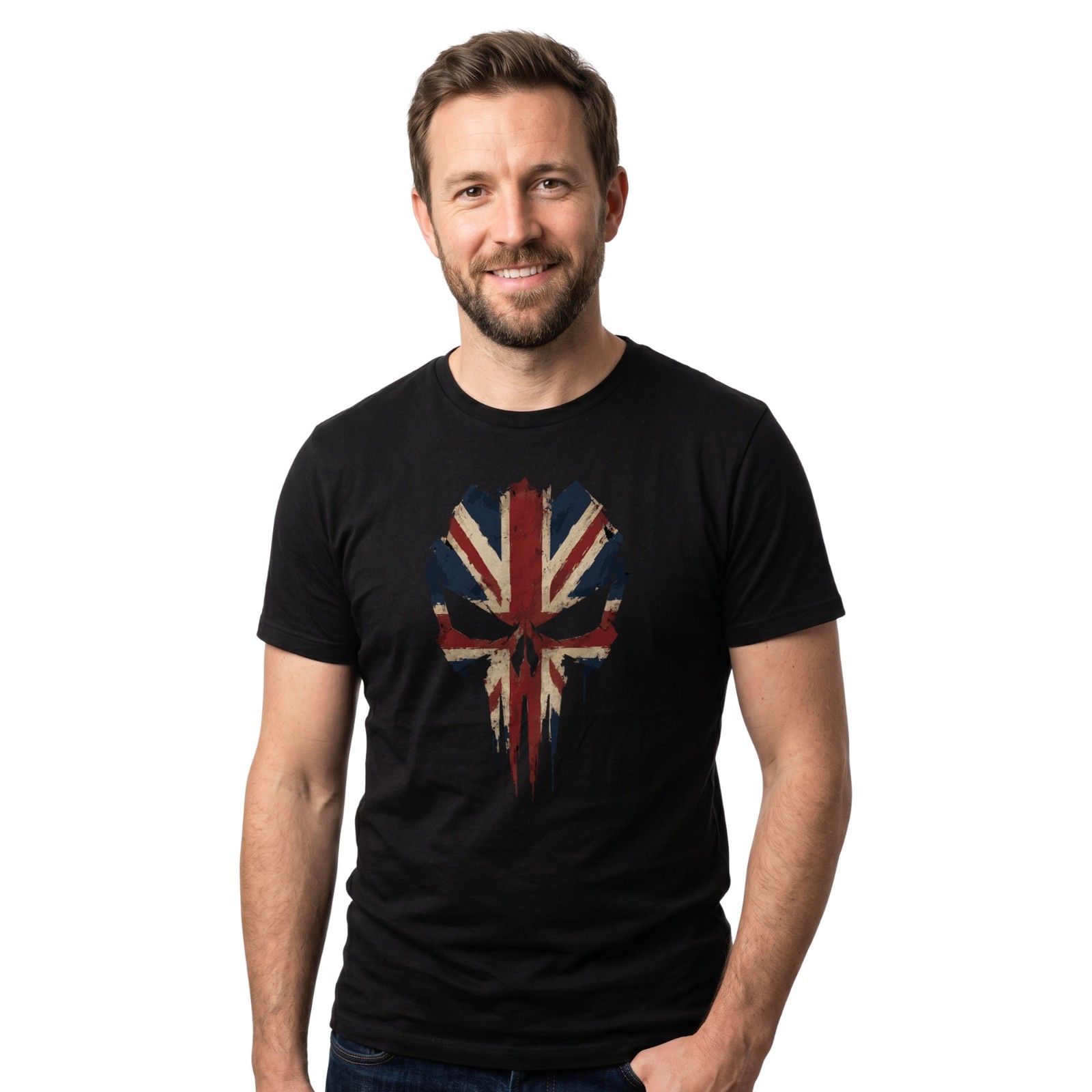 Union Jack T-Shirt | British Flag Patriotic UK Pride Tee | 12 Designs Options gallery