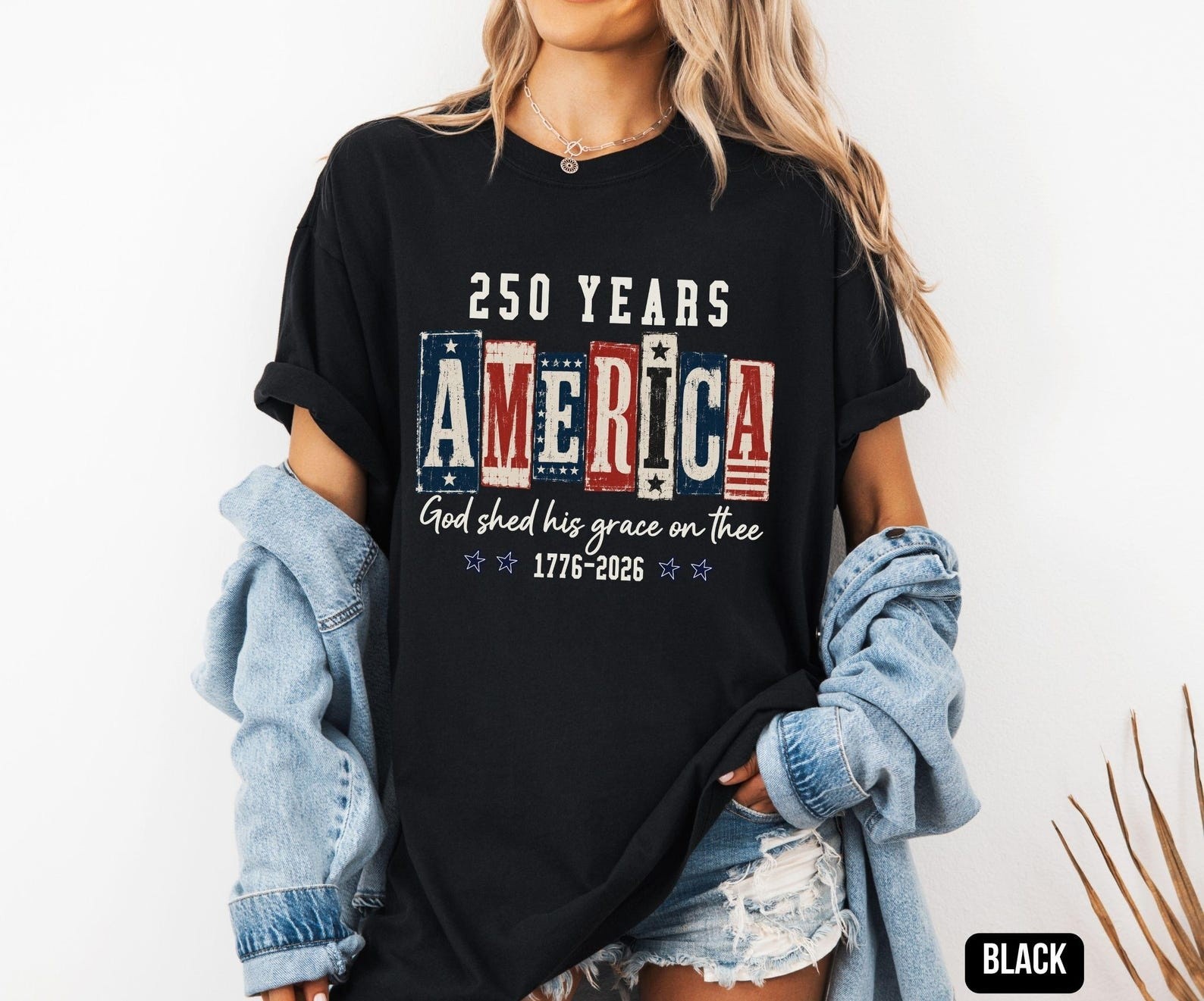 HOT!!! Christian American Flag Tee, 250 Years Anniversary USA Shirt gallery