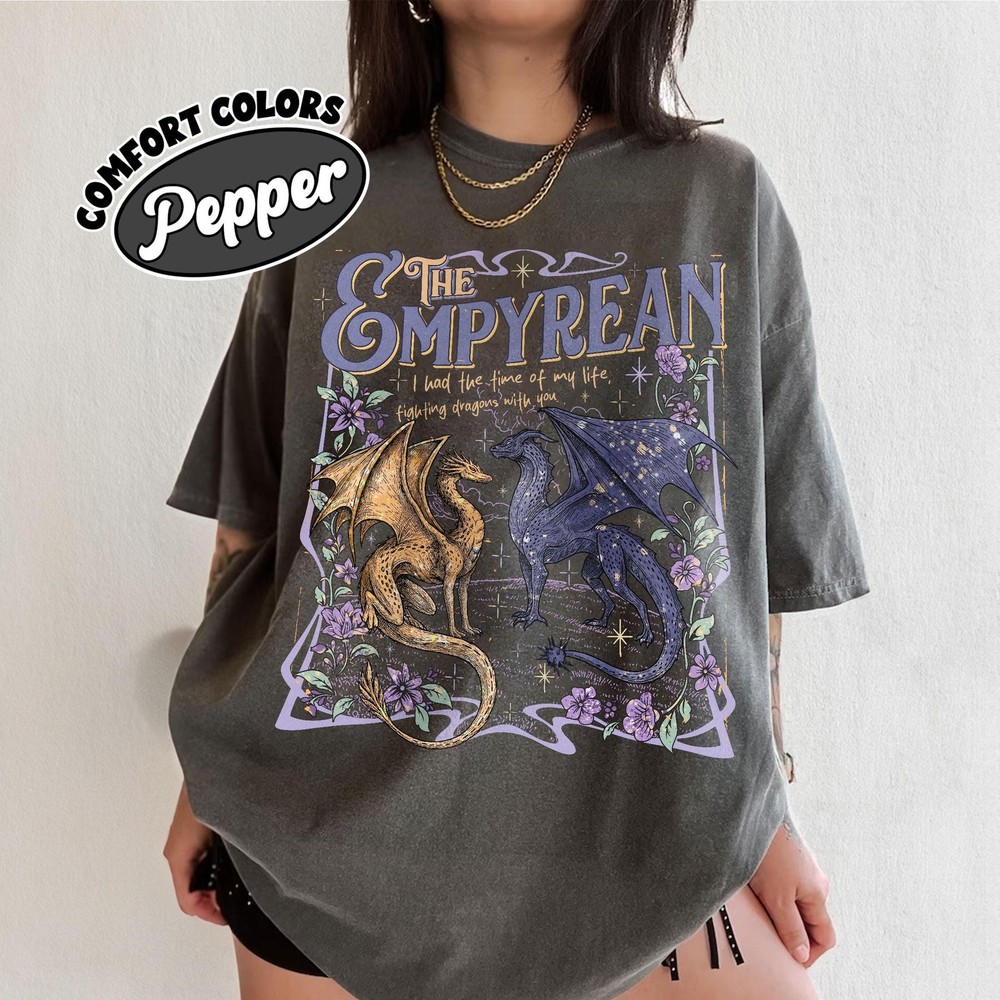 Dragon Rider Shirt, Romantasy Reader Tee, Fantasy Dragon Book Lov