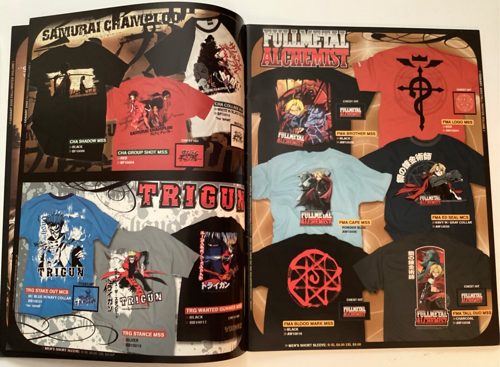 Vintage ODM, Inc. Pop Culture T-shirts Color Fall & Winter Catalog 2005 MINT OCC gallery