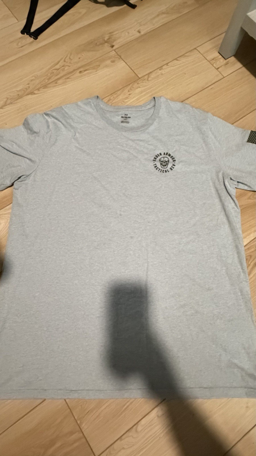 Under Armour Men’s Gray Skull Graphic Print Crew Neck Short Sleeve T-Shirt 2XL gallery