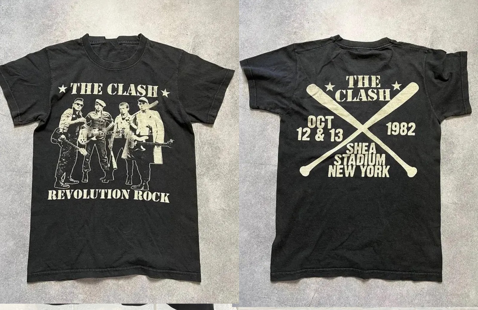 2 Sides The Clash Tour 1982 Gift For Fans S to 5XL T-shirt AD417 gallery