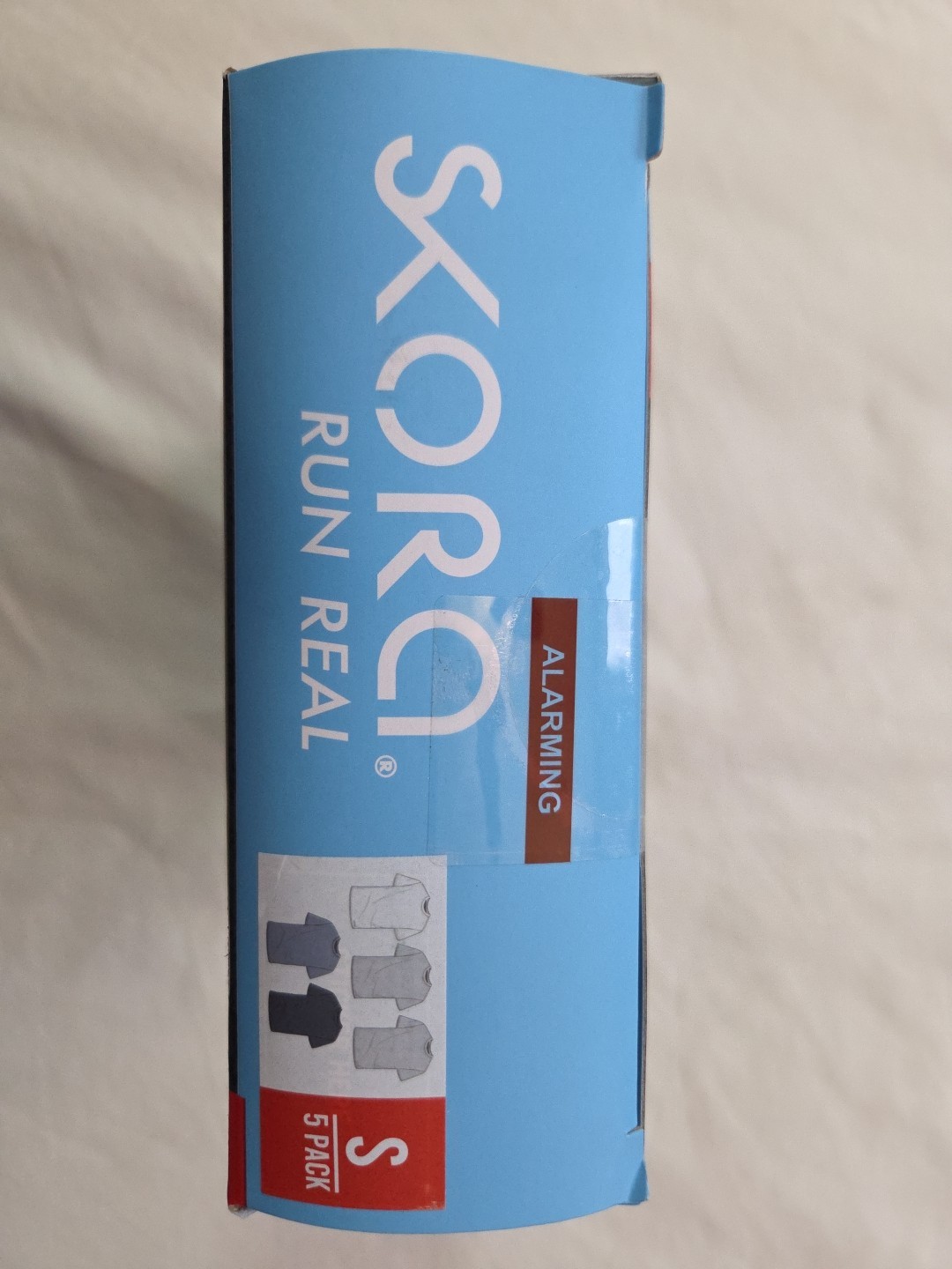 Skora Run Real Men’s 5-Pack Crew Neck T-Shirts Small 34-36 Blend NWT $62.50 gallery