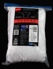 Hanes Men’s Soft Breathable 6 Pack V Necks BM7 White Size: 2XL NWT
