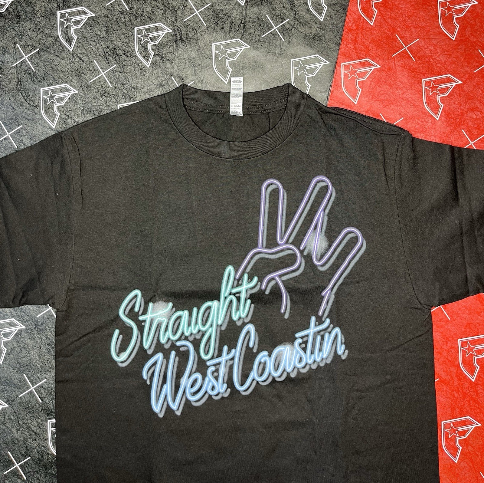 Famous Stars And Straps West Coast Sample Shirt Medium NEW Blink 182