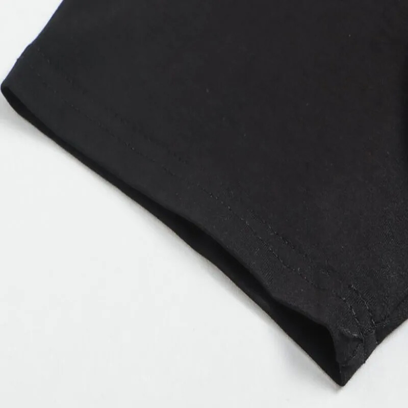 New Men Luxury Diamond Star Rhinestones Fashion Skull Black T-Shirt High Quality gallery
