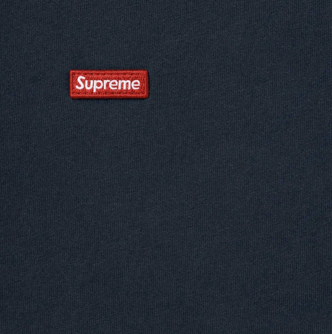 Supreme Small Box Logo Tee Navy Blue SS26 Authentic Streetwear gallery