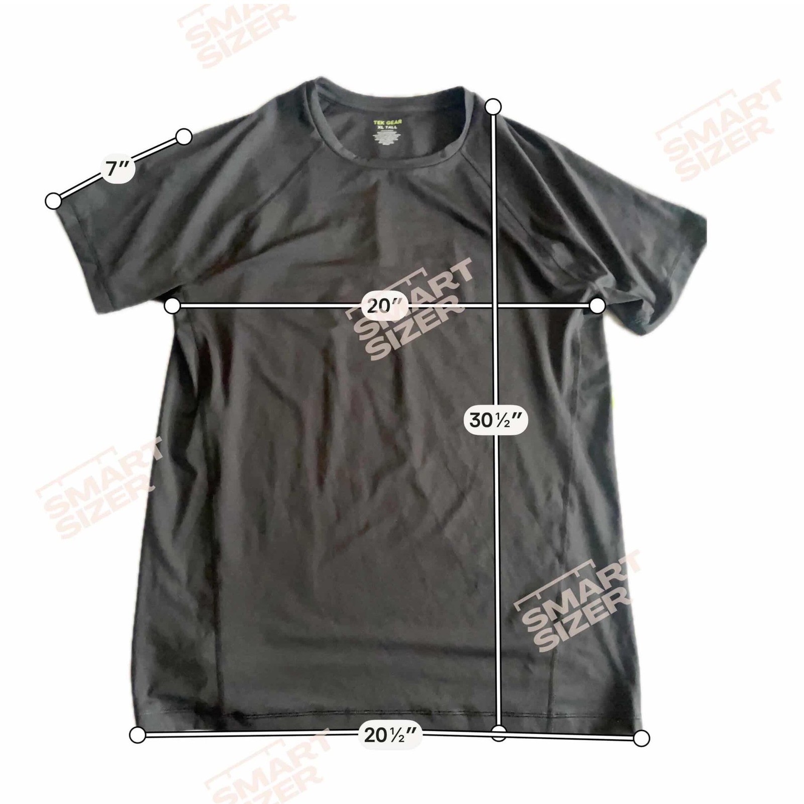 Tek Gear Mens XL Tall Black Ultrastretch Short Sleeve Performance T-Shirt NWT gallery