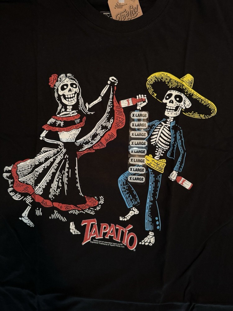 Tapatio Tee Luv Black Short Sleeve XL Tee Shirt T-Shirt Mens