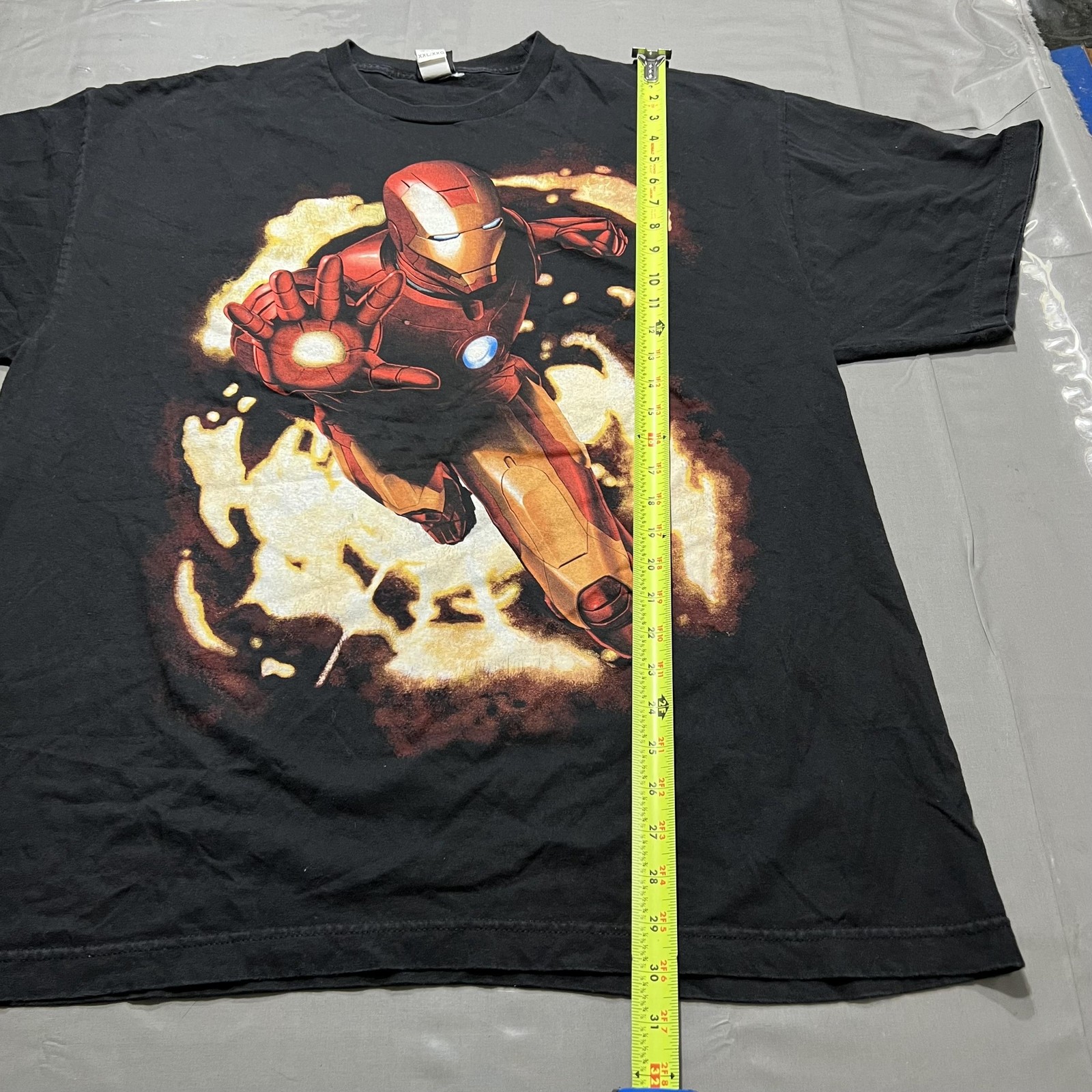 Marvel Shirt Mens 2XL Black Iron Man Graphic Tee Mad Engine Superhero Comics gallery