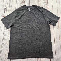 Jerzees Gray Short Sleeve Cotton Blend T-Shirt Men’s L