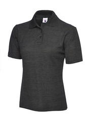 Custom Printed Personalised Ladies Polo Shirt your text logo stag workwear top