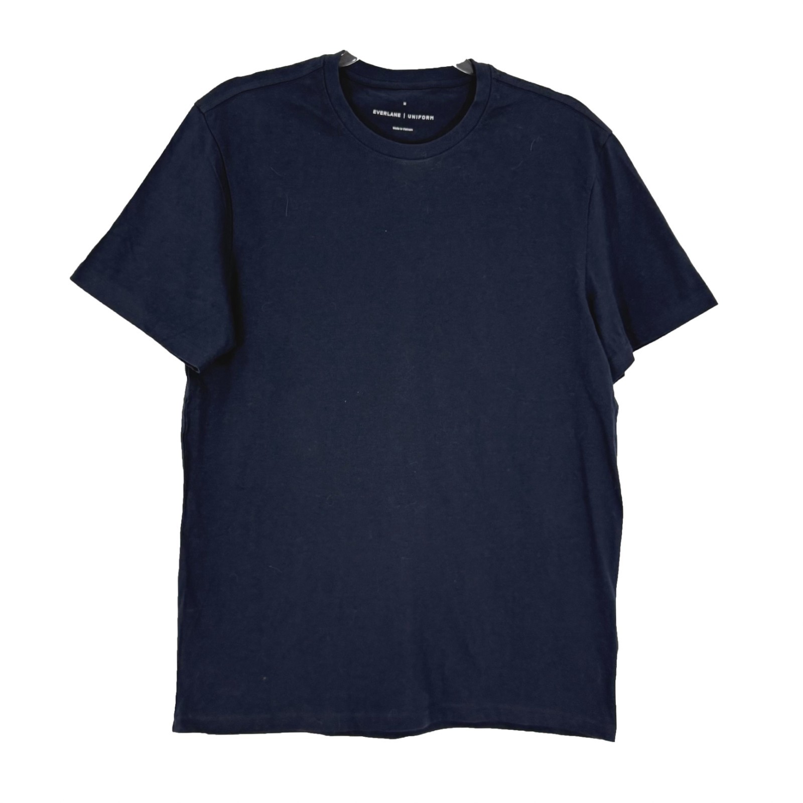 EVERLANE Men’s The Uniform Essential Organic Crew Tee M Deep Navy Cotton NEW B38