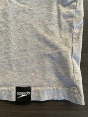 Speedo Pride Collection Heather Gray T-Shirt Size Large Front/Back Speedo Logos