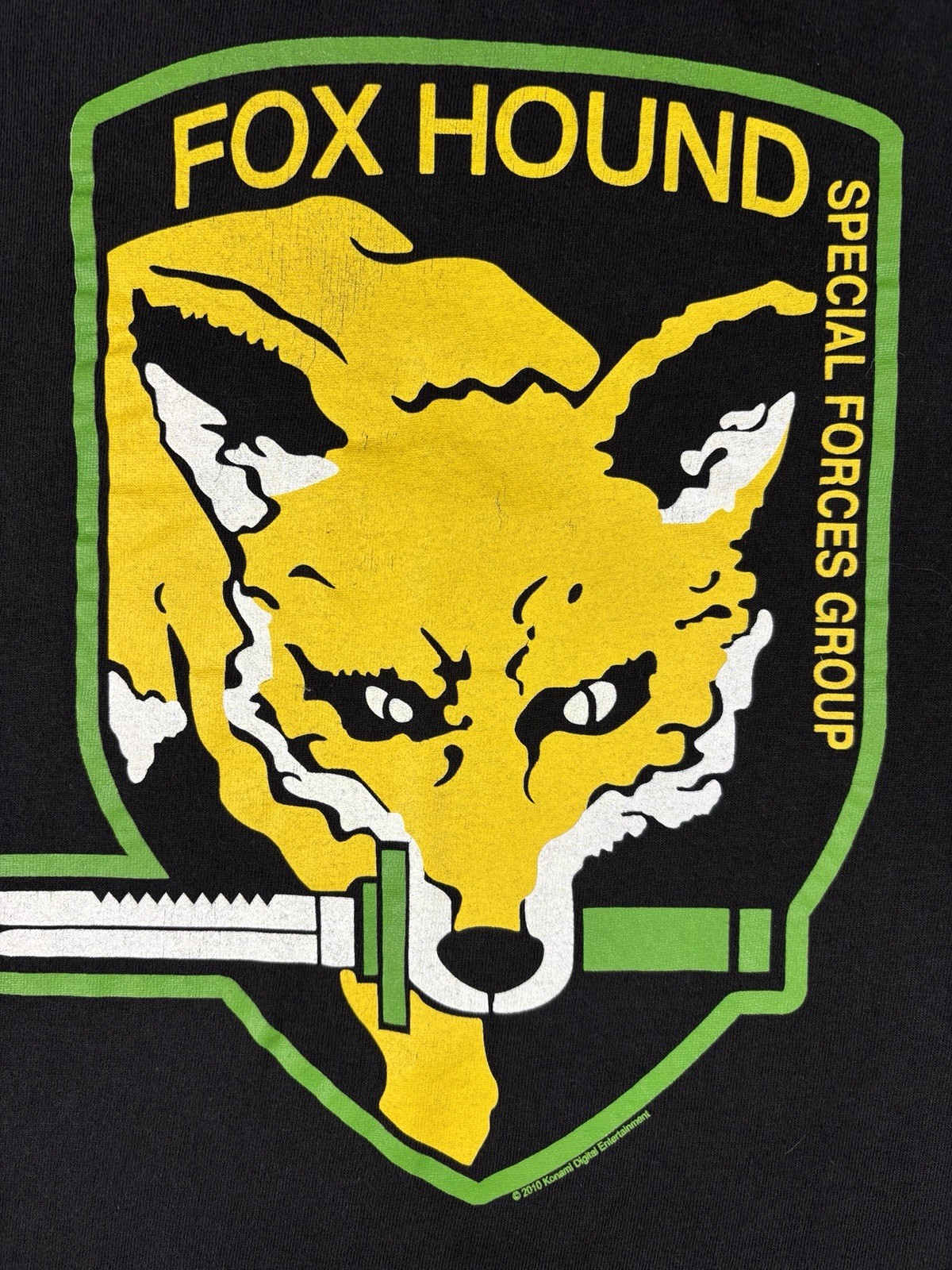 Vintage Metal Gear Solid FOXHOUND Promo T-Shirt Large Konami Gaming Tee gallery