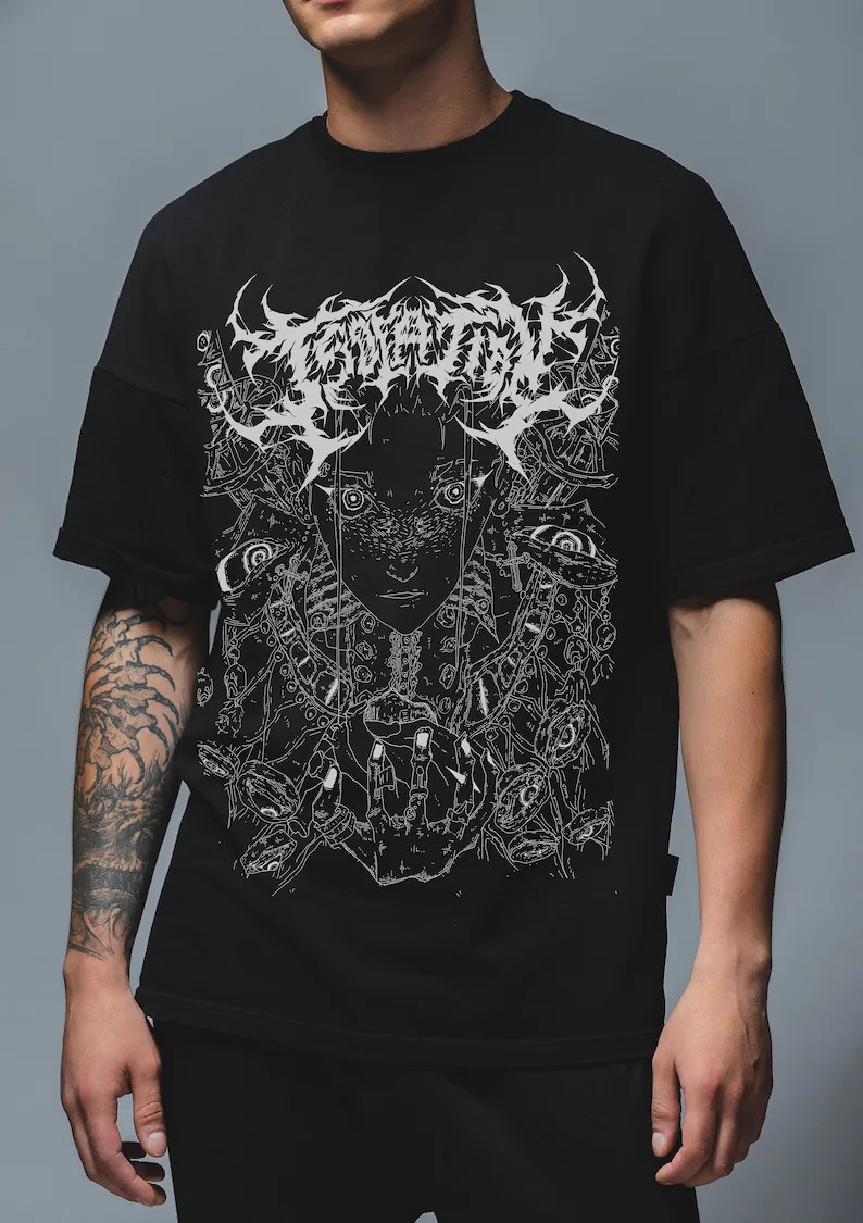 Gothic Punk T-shirt | Grunge Clothing | Alt Clothing | Wierdcore | Occult | Hara gallery