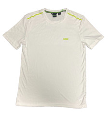 Hugo Boss BOSS Teetech US Open White Mens Weight Training Shirt Small NWT