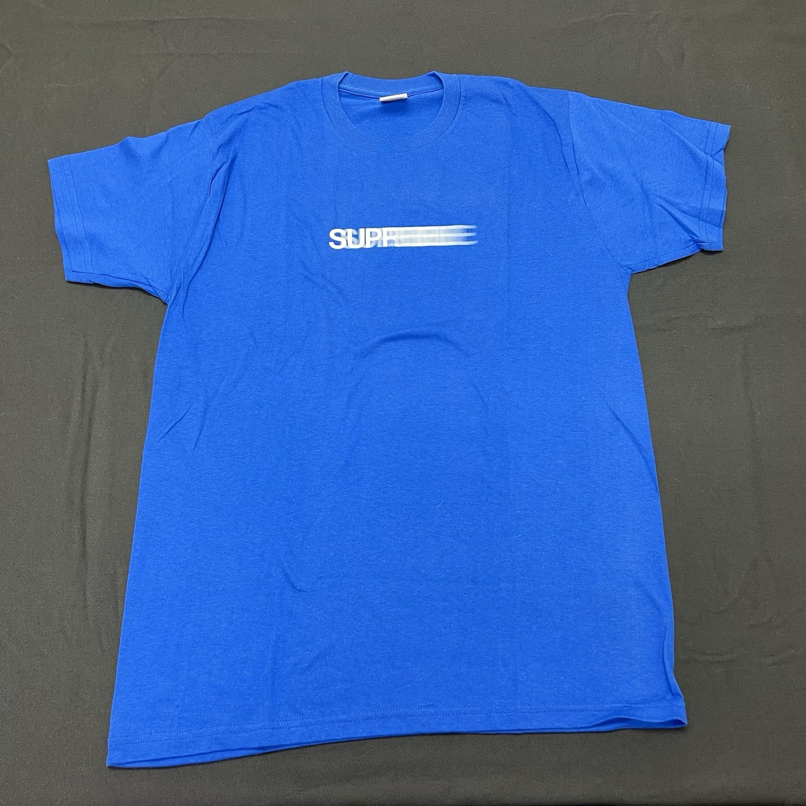 SS16 Supreme Motion Logo Tee Royal Blue L Large gallery