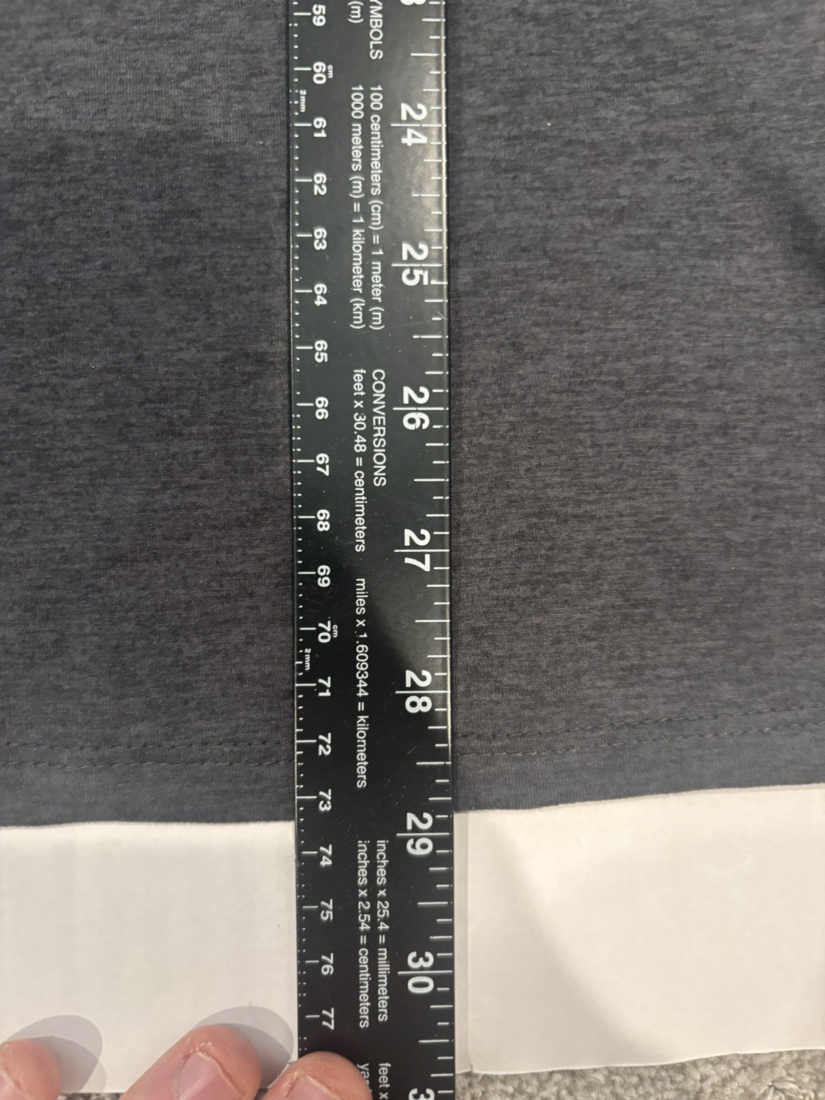 7 DIAMONDS Core Men's Henley Performance Long Sleeve Gray Shirt - XL gallery