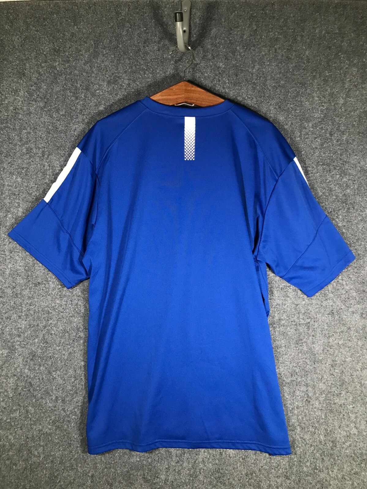 Mens Blue Short Sleeve T Shirt Casual Stretchy Tee Activewear Outdoors Sports gallery