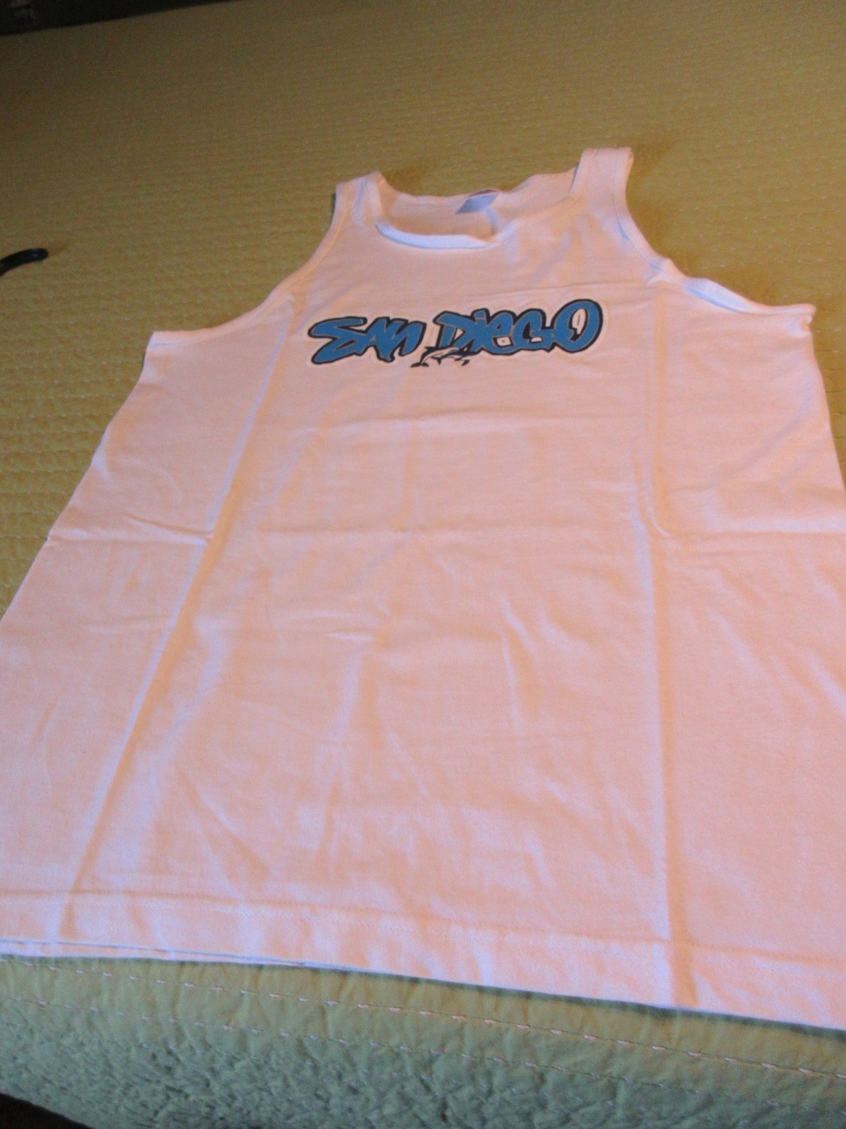 New Vintage Alstyle Apparel Activewear Tank Top Mens Large San Diego Graphic gallery