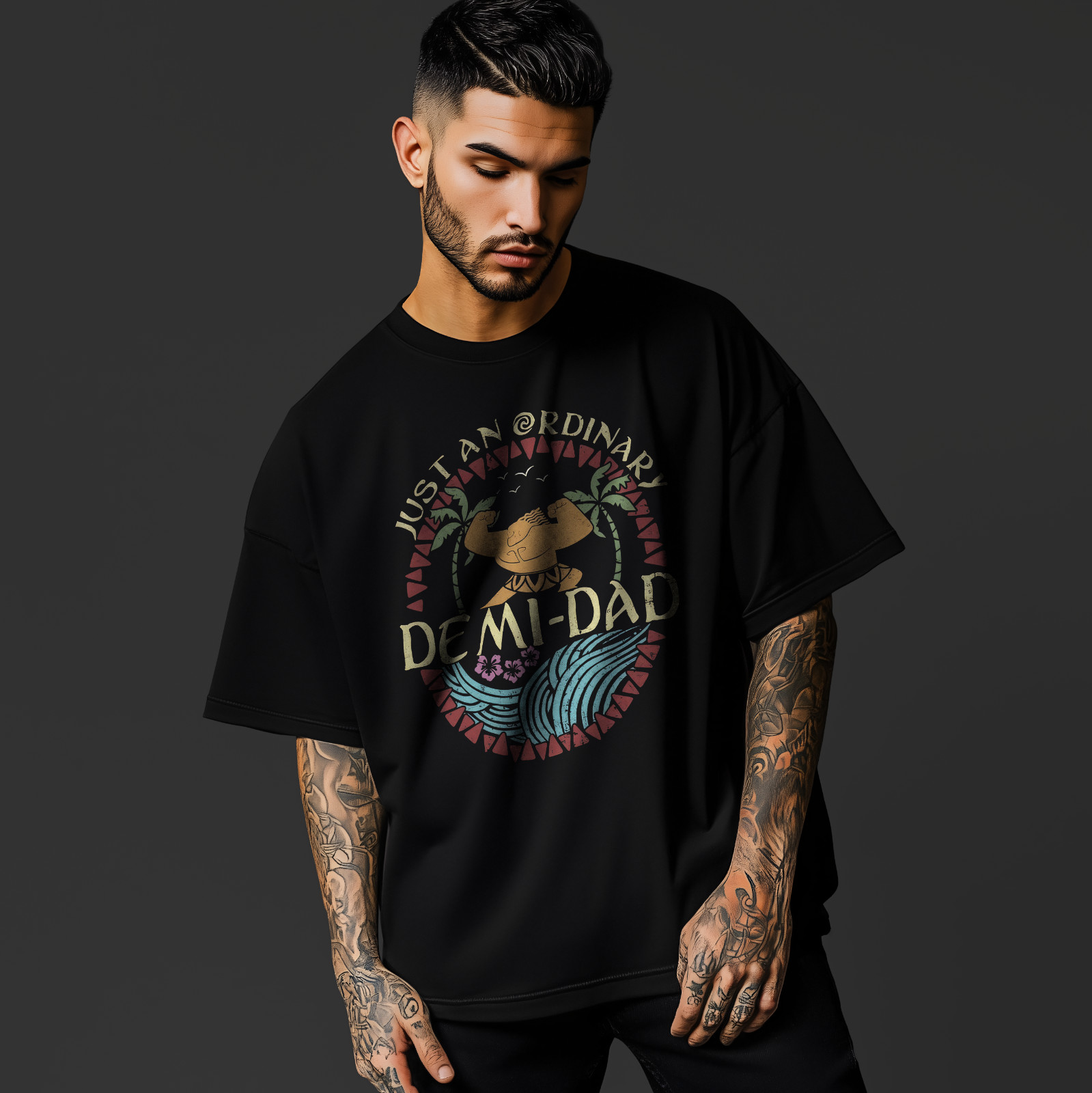 Just an Ordinary Demi-Dad Shirt Funny Father’s Day Gift for Men A388