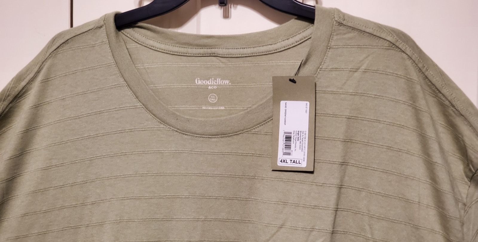 Goodfellow & Co Men's Short Sleeve T-Shirt Green Size 4XLT - NEW - QTY AVAILABLE gallery