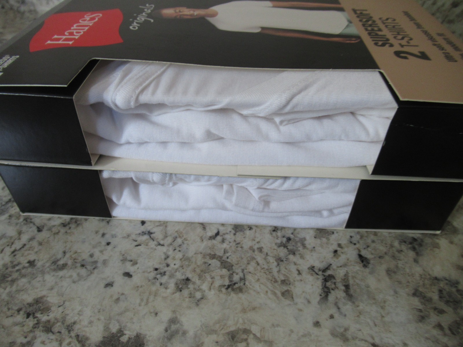 Hanes White T Shirts Size Med. Tagless 4 Total Softest Supersoft Slim Modern Fit gallery