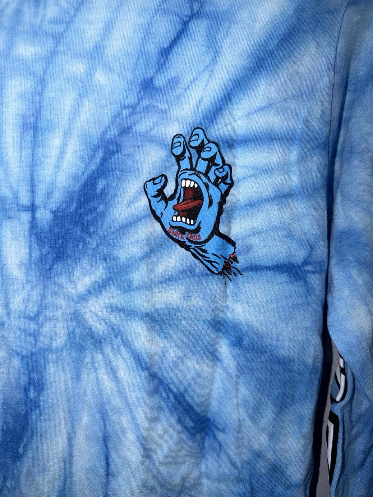 Blue Tie Dye NHS Santa Cruz Mushrooms Trippy Skater Zumies Y2K Rick And Morty S gallery