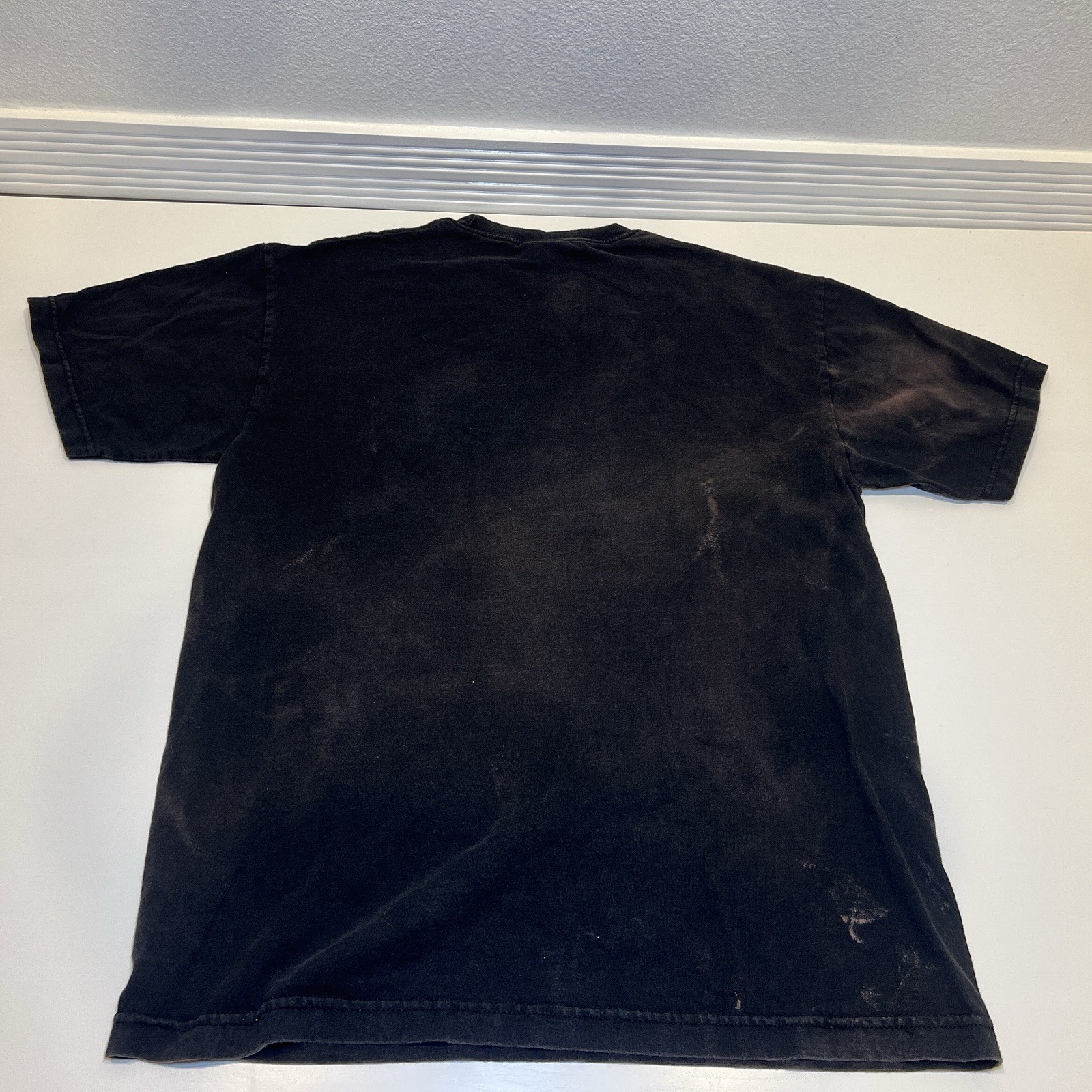 Vintage Large Y2K Miami Ink Skull Skeleton Cyber Goth Grunge Tattoo Emo Shirt gallery