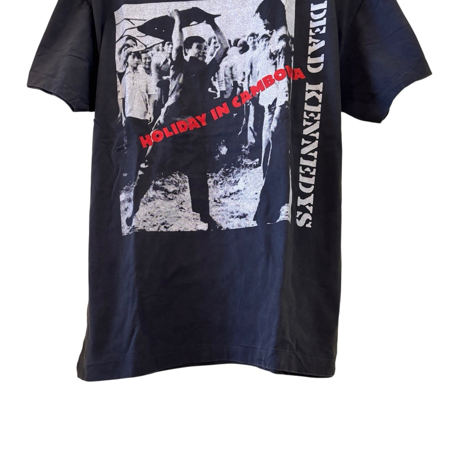 Dead Kennedys Reprint Vintage Band Tee Shirt Holiday In Cambodia Rare Large gallery
