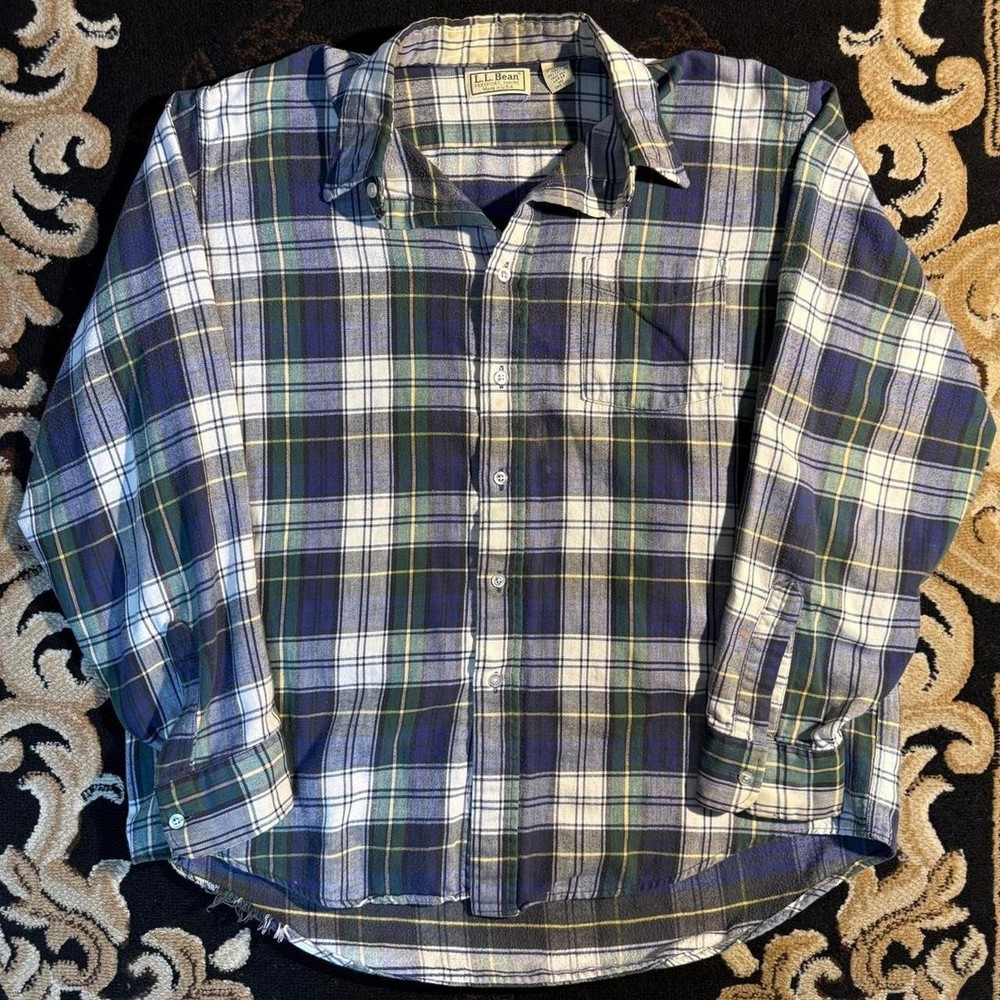 Vintage plaid ‘L.L Bean’ flannel button up
