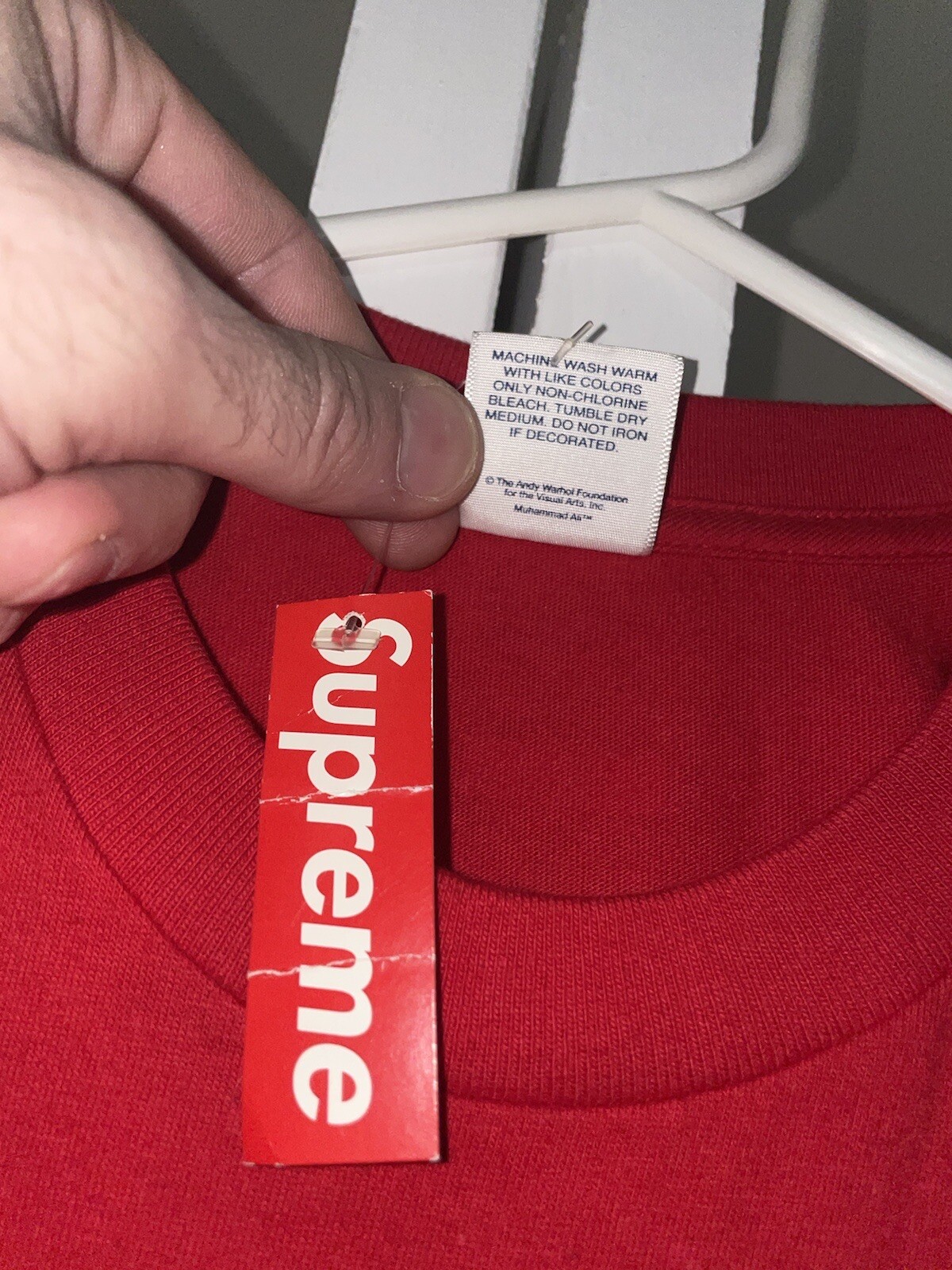 Supreme Ali Warhol Tee Shirt size Large ss16 BRAND NEW gallery