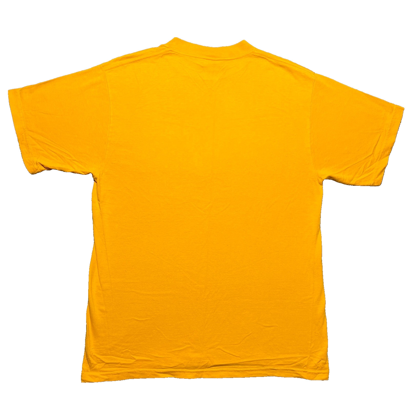 Vintage 90s Maryland Puff Print T Shirt Mens Large Yellow Deer Animal Tultex Tee gallery
