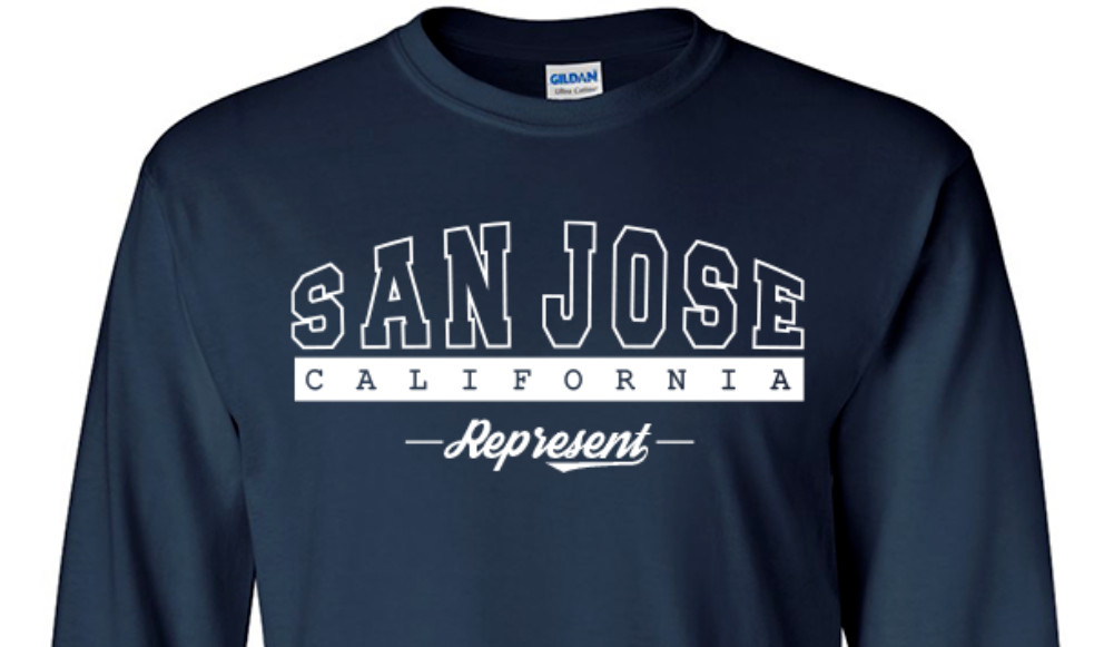 San Jose California State T-Shirt Long Sleeve Graphic Tees Unisex Apparel gallery