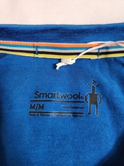 Smartwool Classic Thermal Shirt Men Medium Blue Long Sleeve Slim Fit Top New NWT