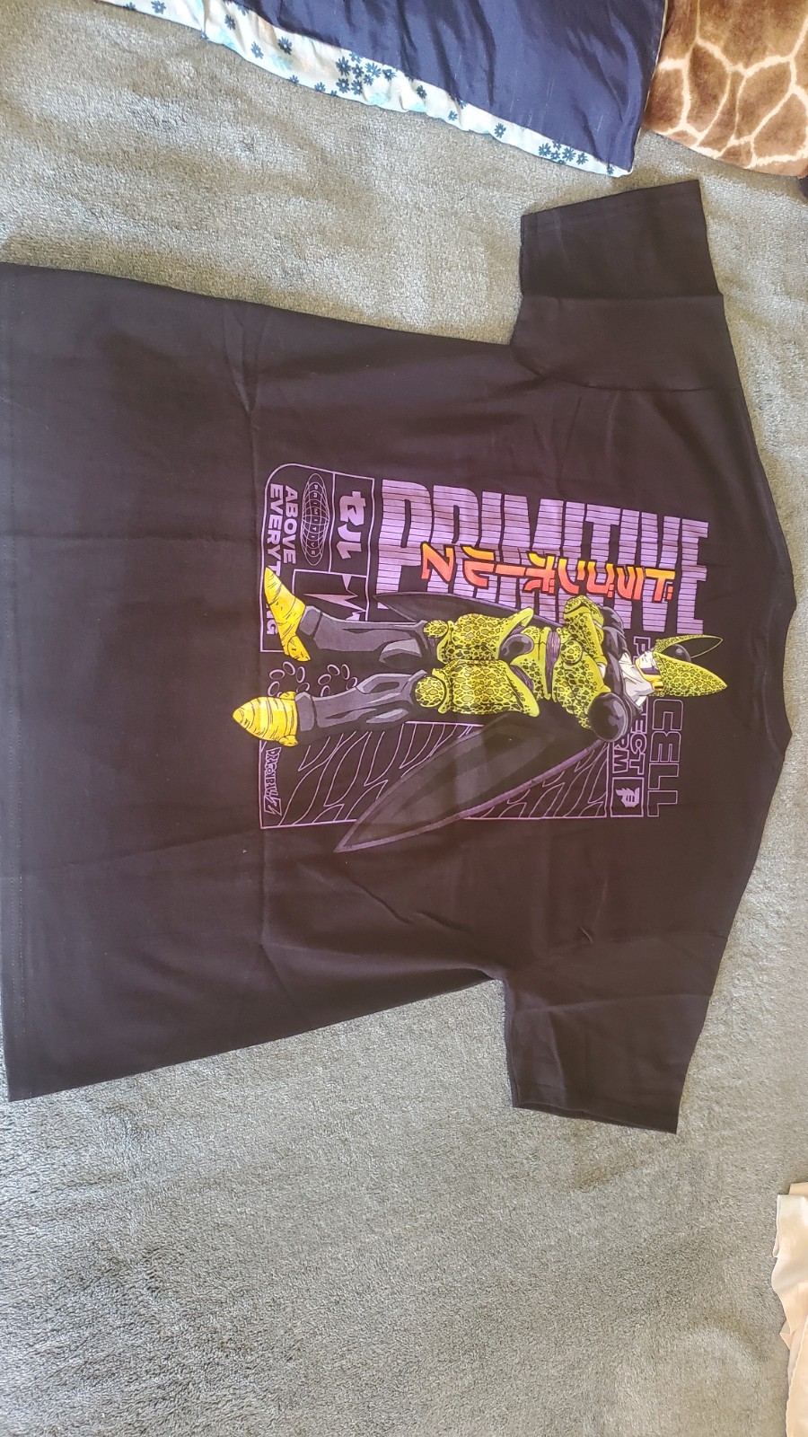 Primitive x Dragon Ball Z Cell Perfect Form Black Graphic Tee Men’s XL gallery