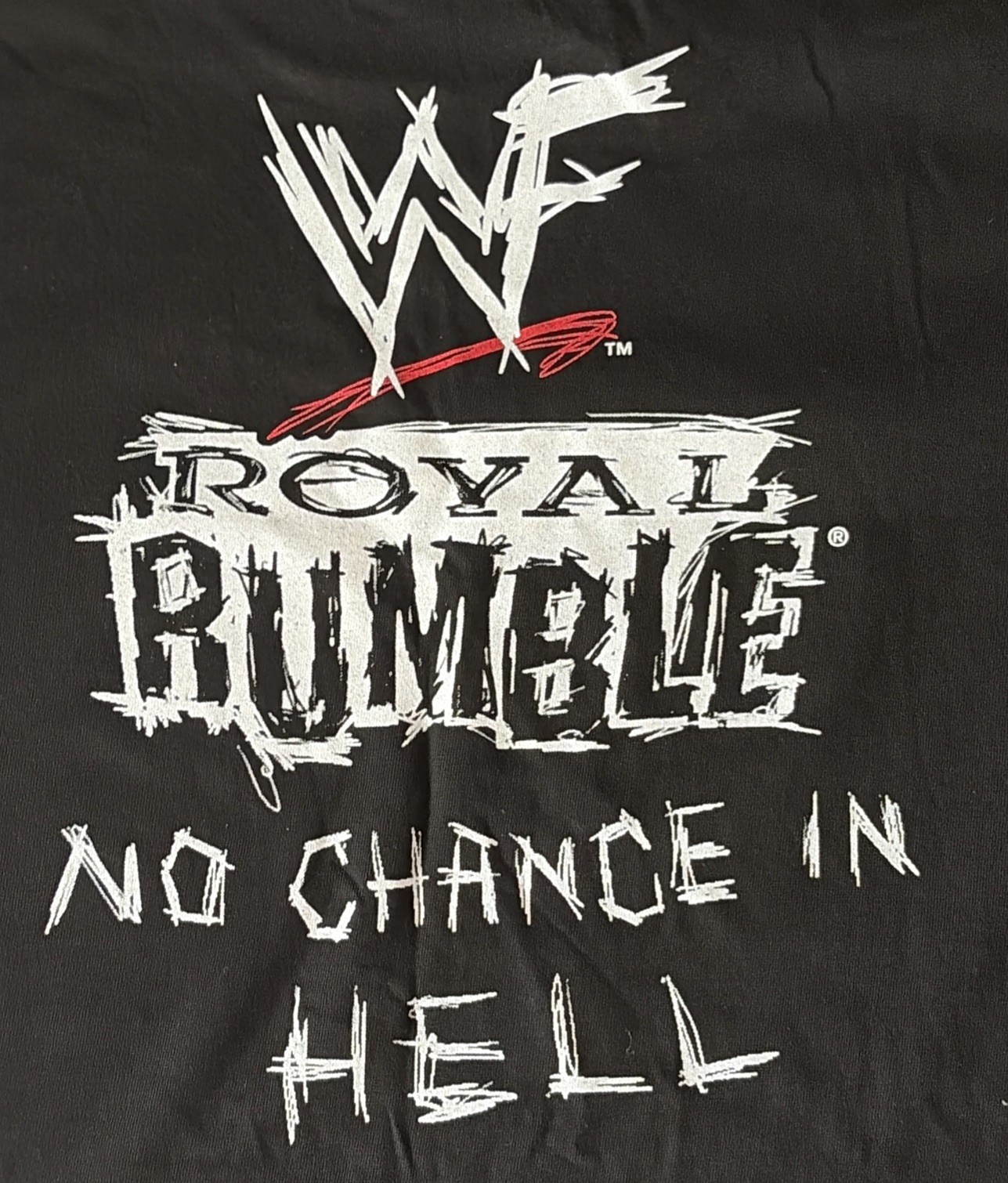 VTG 1999 WWF Royal Rumble No Chance In Hell T-Shirt XL Stone Cold Steve Austin gallery