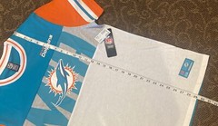 NWT NFL Men’s Miami Dolphins Team Apparel Multicolor Shirt Size Large