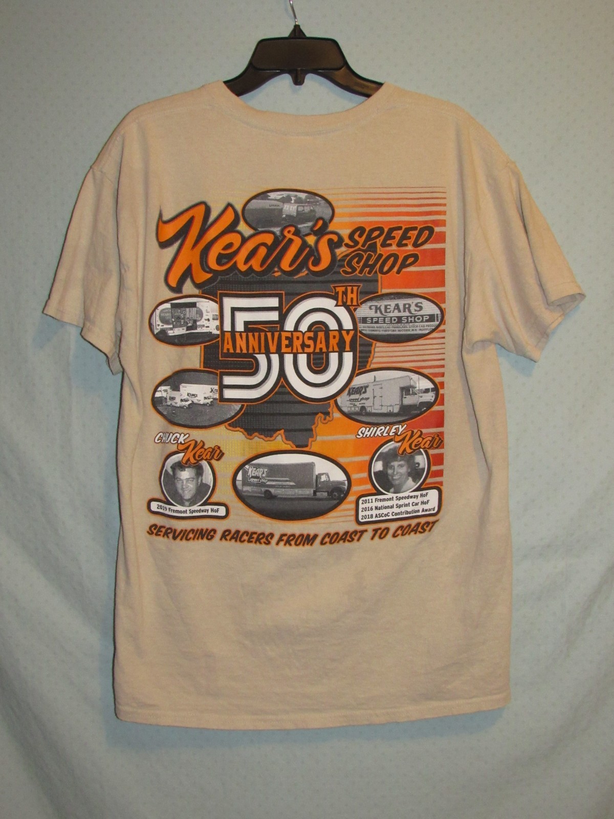 Kear's Speed Shop 50th Anniversary T-Shirt Large Rick Ferkel Tiffin Ohio gallery