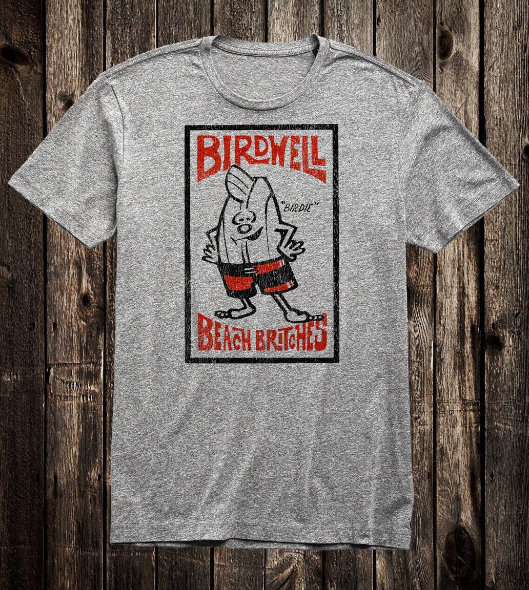 Retro Surf Shop T Shirt 100% Cotton Vtg Art Birdwell Birdie Beach Britches gallery