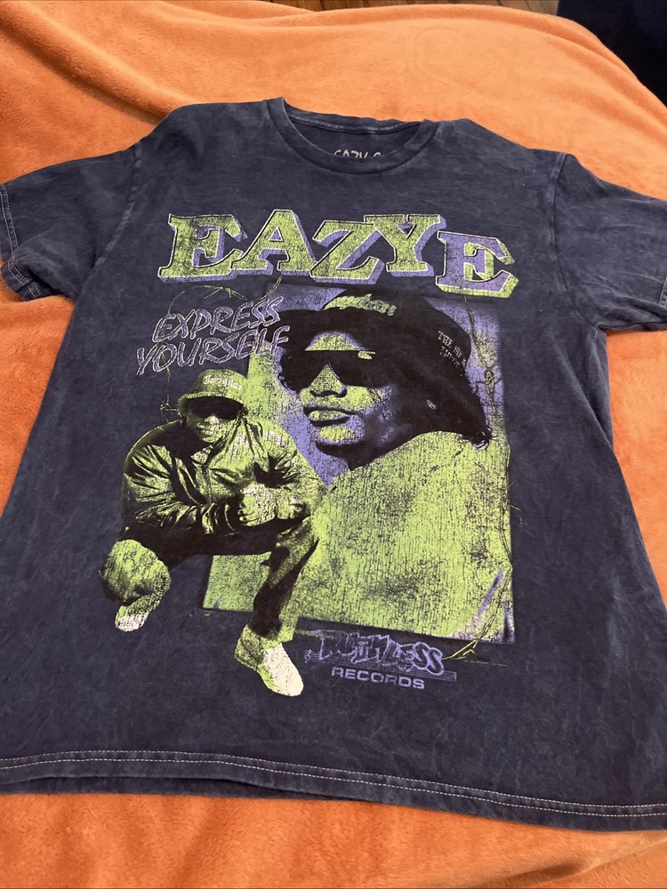Men’s Crazy-E T Shirt M. Express Yourself Design!! Ruthless Records! Rap Tee