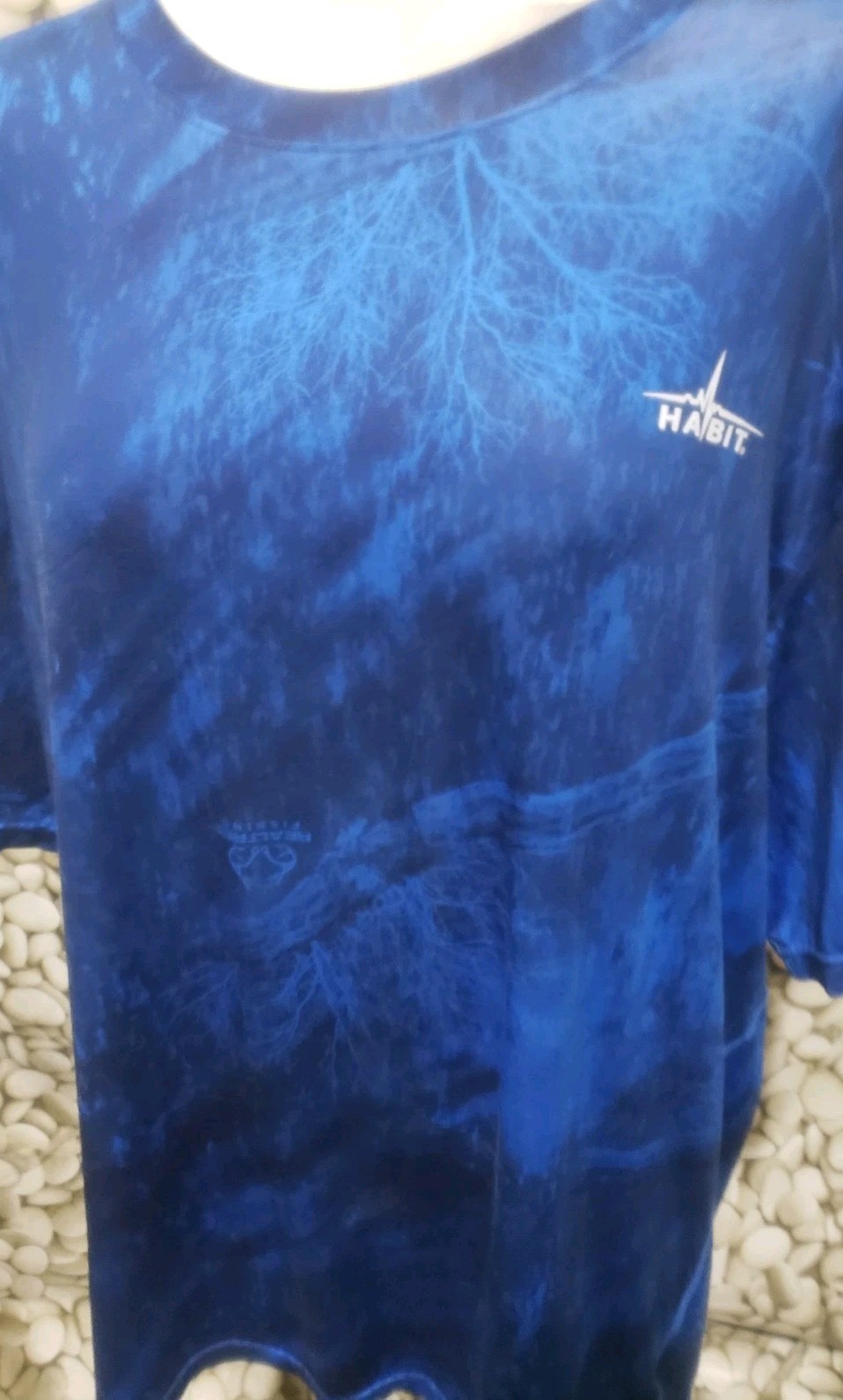 Habit Realtree Fishing Shirt Mens Size XL Blue Short Sleeve Solar Factor gallery