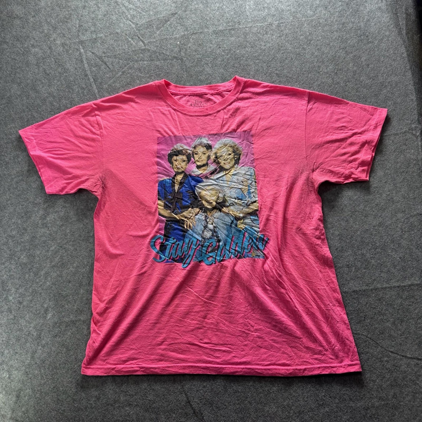 Vintage The Golden Girls Shirt Mens L Pink Golden Girls Graphic Tee Crewneck gallery