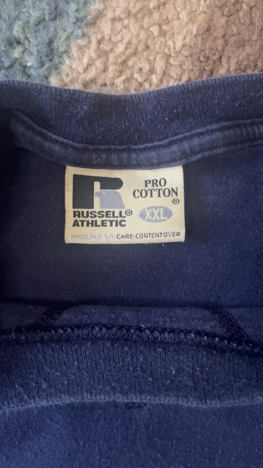 Vintage 1990s Russell Athletic Pro Cotton Made In The U.S.A Men's T-Shirt XXL gallery