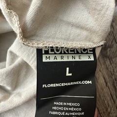 Florence Marine X Echo Organic Long Sleeve T-Shirt Men’s Size L Beige