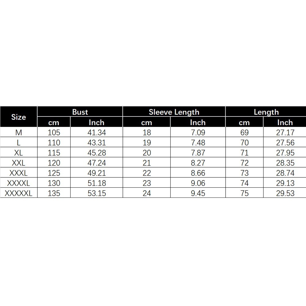 Flat Measurement Guide Mens Plus Size Tshirt Moderate Elasticity Fabric gallery