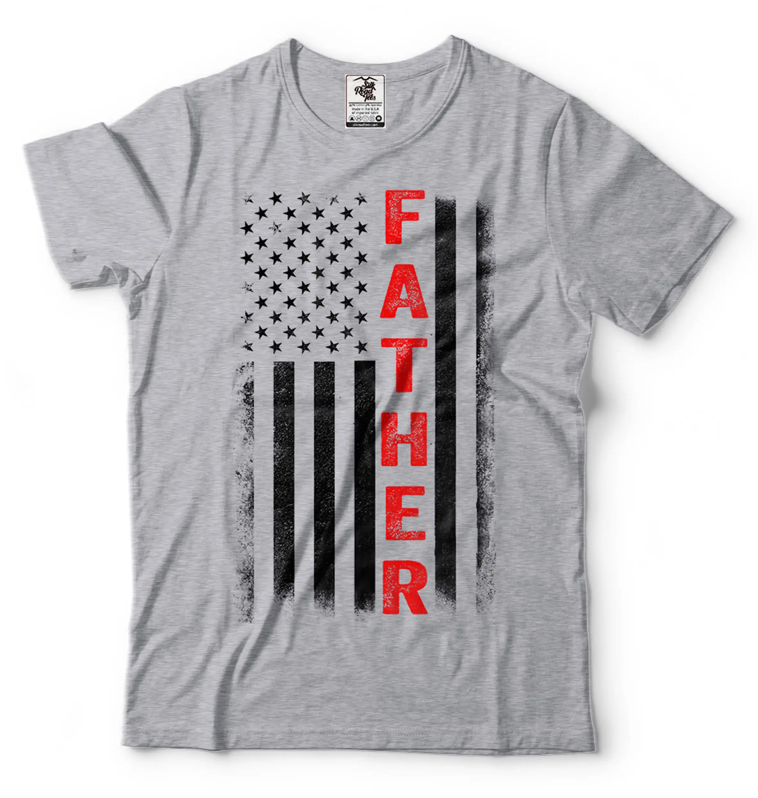 Mens Father Patriotic Shirt USA Flag Patriotic Tee Father's Day Patriotic Shirt gallery