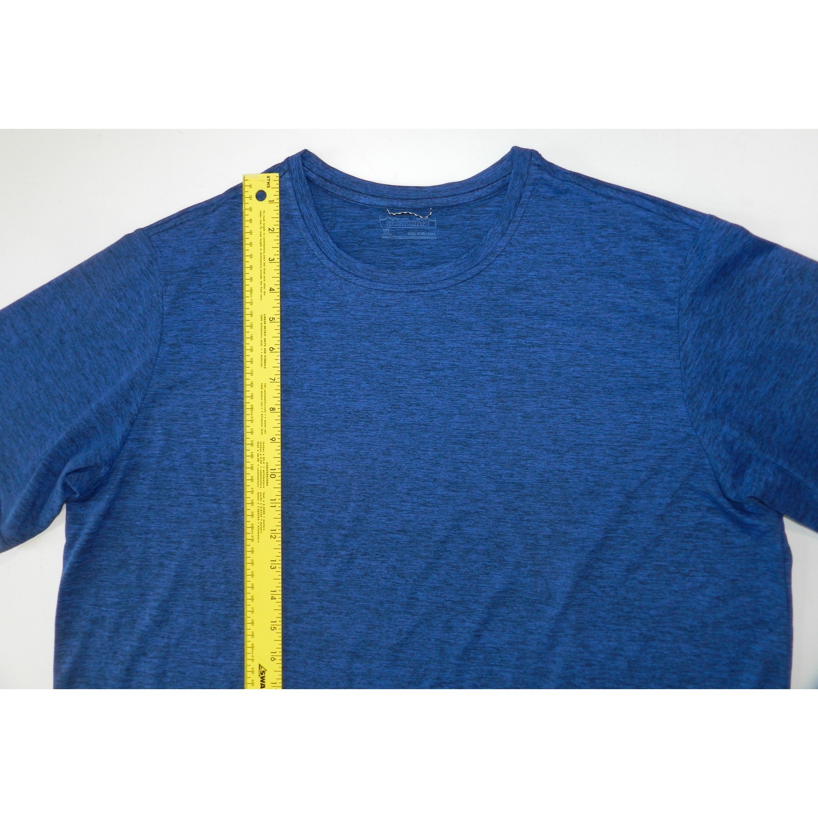 Patagonia T-shirt top unisex Size XL short sleeve navy blue cool hiking (gg9) gallery